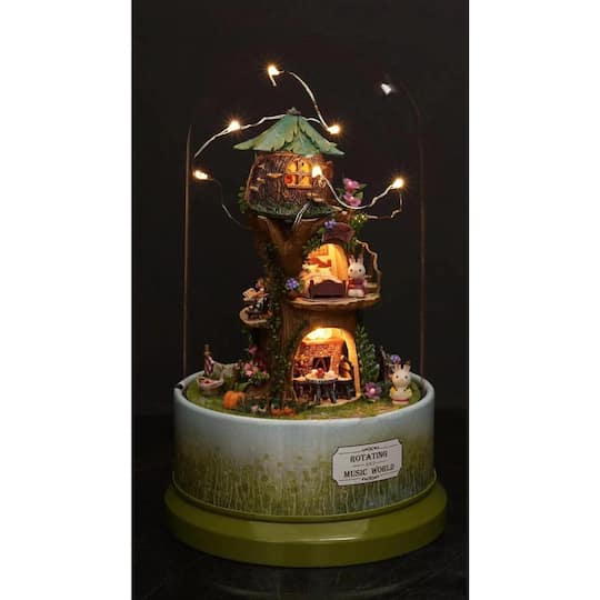 Wizardi Miniature Roombox Kit: The Forest Whim Dollhouse Kit
